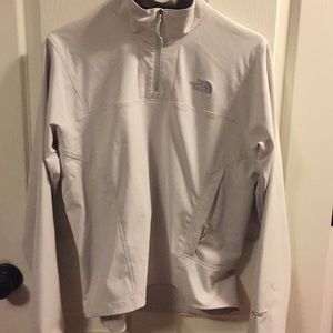 North Face quarter zip light shell